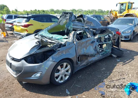 2013 Hyundai Elantra Gls/Limited из США, поврежденный, VIN 5NPDH4AE4DH231455